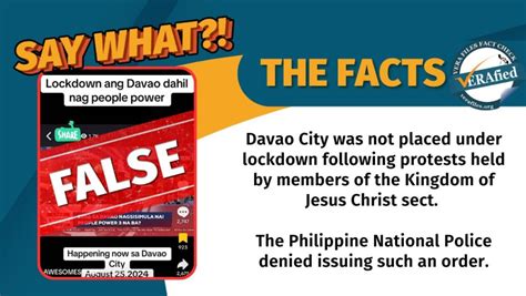 post office davao city|FACT CHECK: No lockdown in Davao City – police .